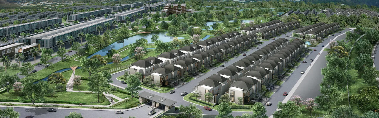 Aerial kawasan Emily Cluster, Summarecon Bandung