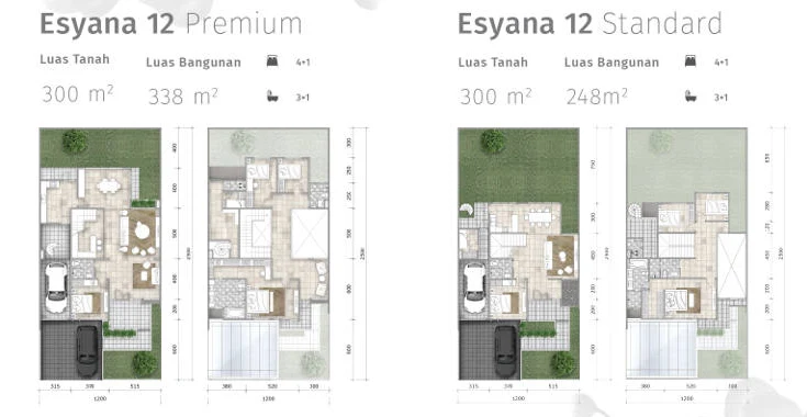 Esyana 12 Standard — Floorplan