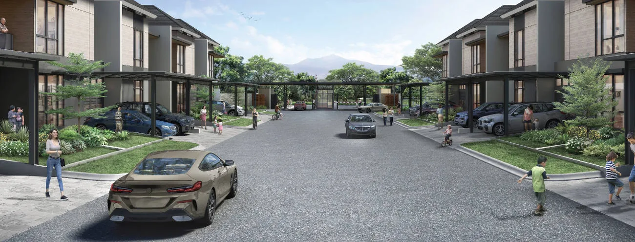 Streetscape rumah Emily
