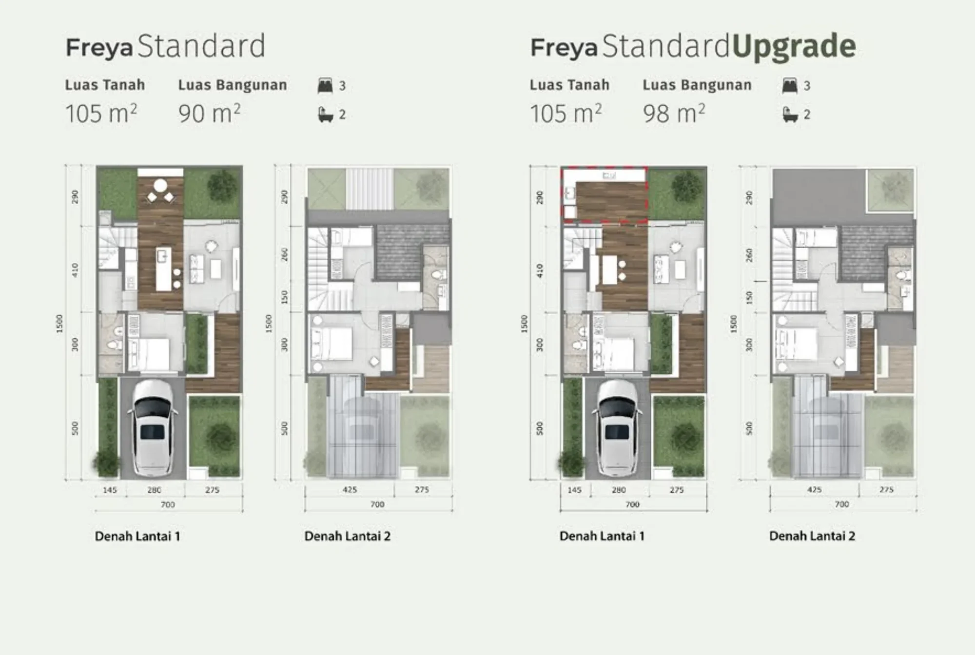 Freya 7×15 Standard — Floorplan